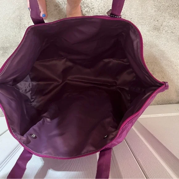 Coach Pink Tote with Signature Monogram - Picture 4 of 7